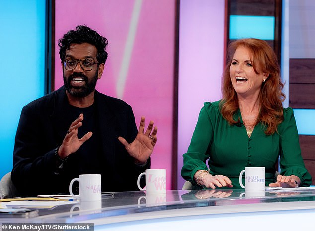 Elsewhere in the show, comedian Romesh Ranganathan appeared to talk about his new travel series.