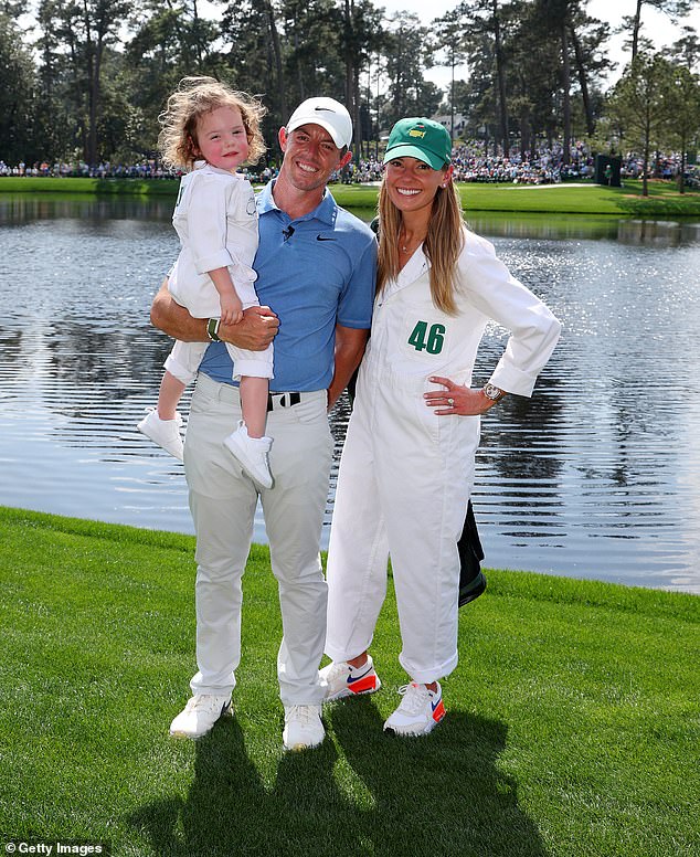 McIlroy's divorce filing reportedly calls for joint custody and the establishment of a parenting plan for the couple's four-year-old daughter Poppy (pictured).