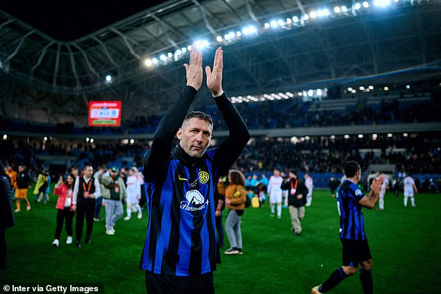 Materazzi, featured during a legends match in March, played for Inter for a decade in midfield