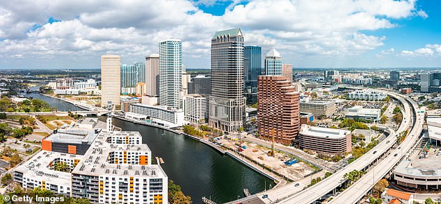 Tampa in Florida is just one step behind with a 68 percent increase.