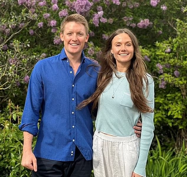 Sources close to the former royal told People magazine in the US after weeks of speculation that he had personally spoken to the Duke of Westminster, Hugh Grosvenor, to discuss the awkward situation. In the photo: Hugh Grosvenor and Olivia Henson.