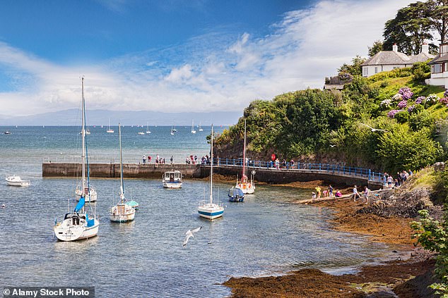 Famous for its sandy beaches and unspoiled coastline, Abersoch is also a favorite of former footballer Wayne Rooney and his wife Coleen.