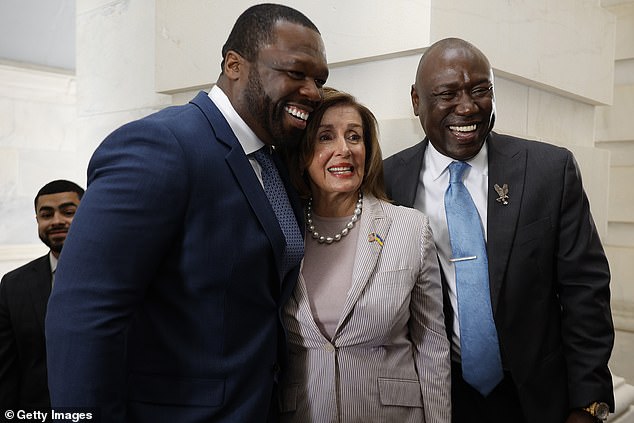 The rapper was quick to point out that he took photos with politicians from the opposite side of the aisle, including Rep. Nancy Pelosi (D-CA).