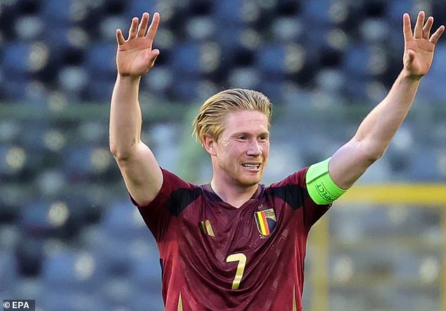 De Bruyne scored during Belgium's 2-0 victory in a warm-up match ahead of Euro 2024.