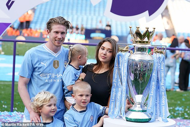 De Bruyne once again played a key role in Manchester City winning their fourth consecutive title this season.