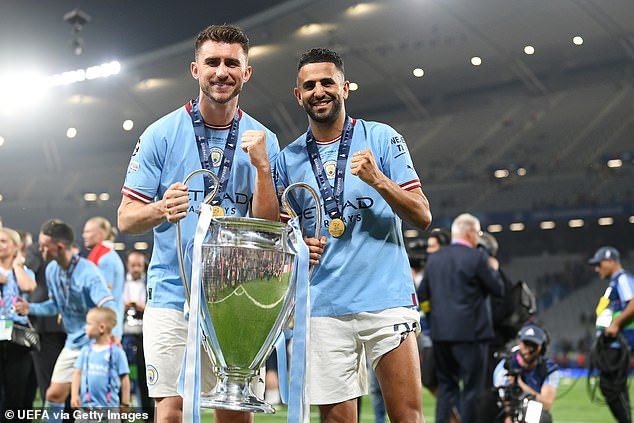 His former teammates Aymeric Laporte and Riyad Mahrez have already moved to Saudi Arabia