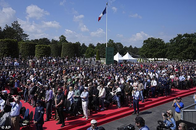 President Joe Biden will address the crowd on Thursday