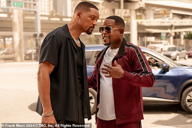 Will and Martin made their respective debuts as detectives Mike Lowrey and Marcus Burnett in the first Bad Boys film, which was released in 1995 (pictured in Bad Boys: Ride or Die).