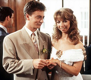 Gail (Helen Worth) marries Martin Platt in 1991