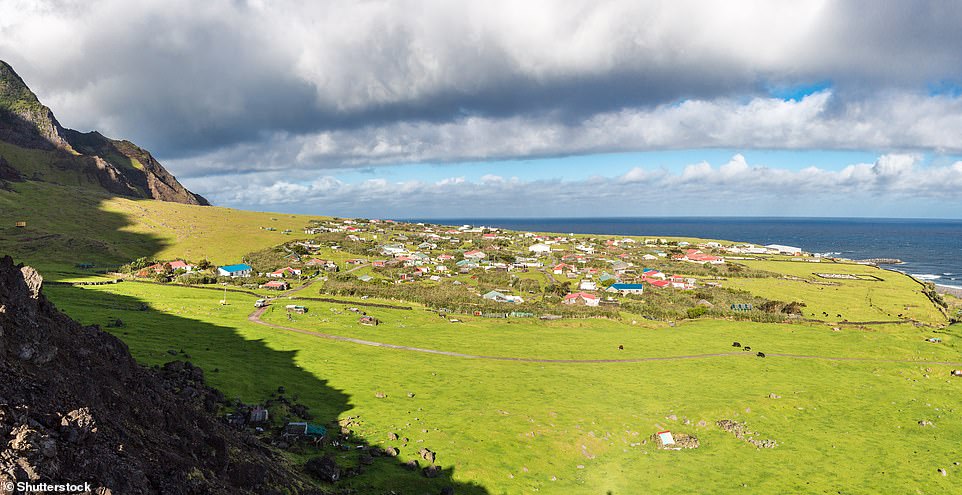 Edinburgh of the Seven Seas is the only settlement on the volcanic island of Tristan da Cunha