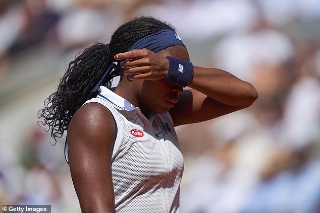 Gauff furiously insisted that he make his return after the ball had already been called.