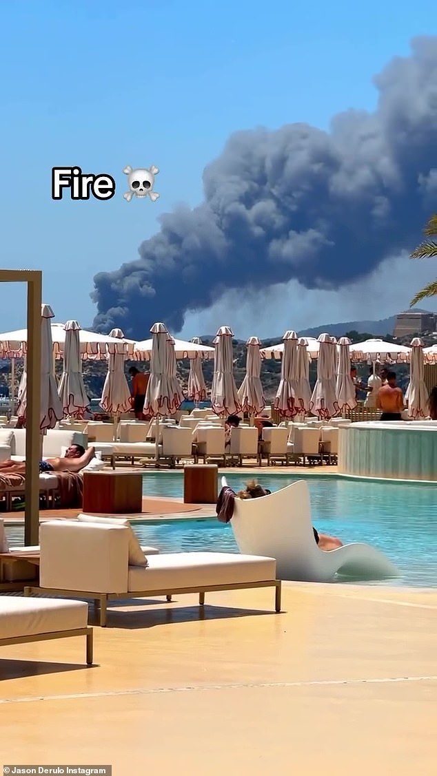 A follower informed Jason that the fire broke out in a warehouse near Ibiza airport and claimed that people had lost their jobs due to the disaster.