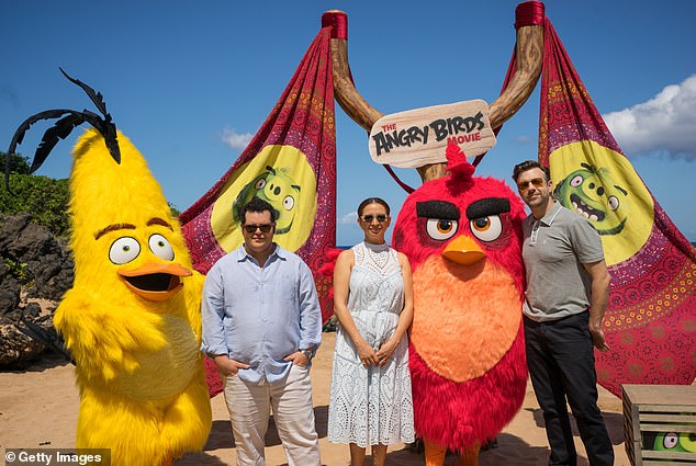 The release date for The Angry Birds Movie 3 has not yet been revealed; (Maya Rudolph, Josh Gad and Jason Sudeikis on April 16, 2016)