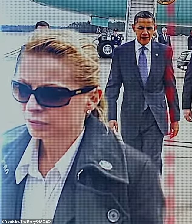 Evy Poumpouras, who received a US Secret Service Medal of Valor for her heroism on 9/11, served in the Secret Service for 12 years (seen with Obama)