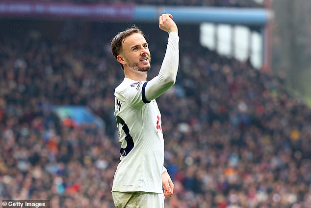 Maddison enjoyed a fruitful start to the season with Tottenham, as the team won eight of their first 10 games.