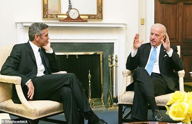 The actor and politician, photographed together in 2009, have been friends for years, but the dispute has thrown into doubt Clooney's participation in a star-studded fundraiser for Biden's re-election that was due to take place in Los Angeles on Saturday .