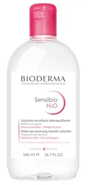 Also on Catriona's list was Bioderma's $32.99 Sensibio H2O Soothing Micellar Water Cleanser, which removes makeup.