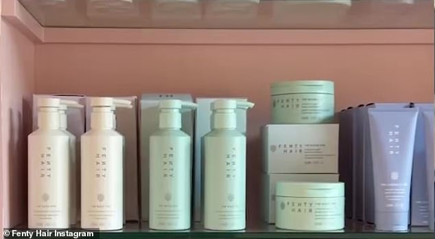 It's still unclear exactly what type of hair care products will be sold under Fenty Hair, as the website simply shows the commercial, which only quickly showed the packaging.