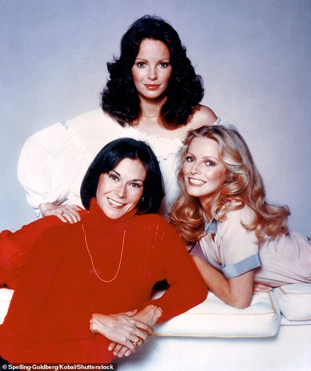 Although she confessed that the cruel words were 'kicking her in the gut', she found humor in the situation and raised one of her legs in a funny gesture and said: 'When you're doing a cartoon casting, let me know'; Gifford hoped to replace Kate Jackson (front) after the third season.