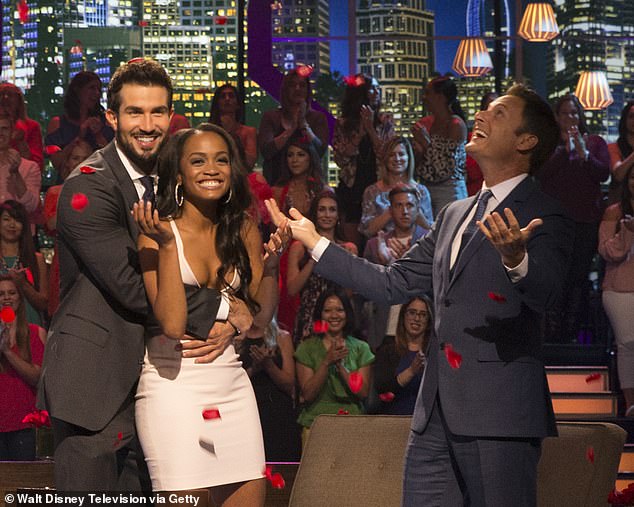 The handsome couple were very much in love when Abasolo won season 13 of The Bachelorette in August 2017.