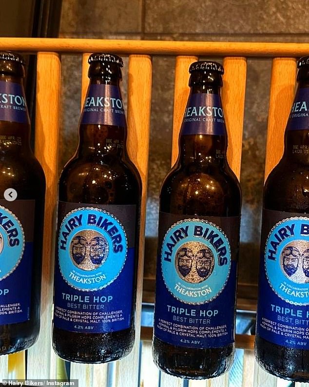 Si took to Instagram to announce the exciting news that his custom Hairy Bikers Triple Hop beer is now available to purchase.