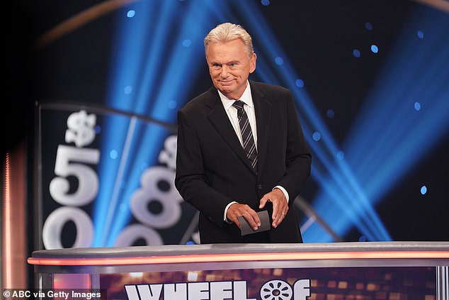 The rare sighting comes as Sajak prepares to say goodbye to Wheel of Fortune after 43 years at the helm.