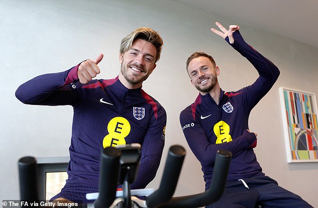 Jack Grealish (left) and James Maddison (right) were among the big names sacked by Southgate.