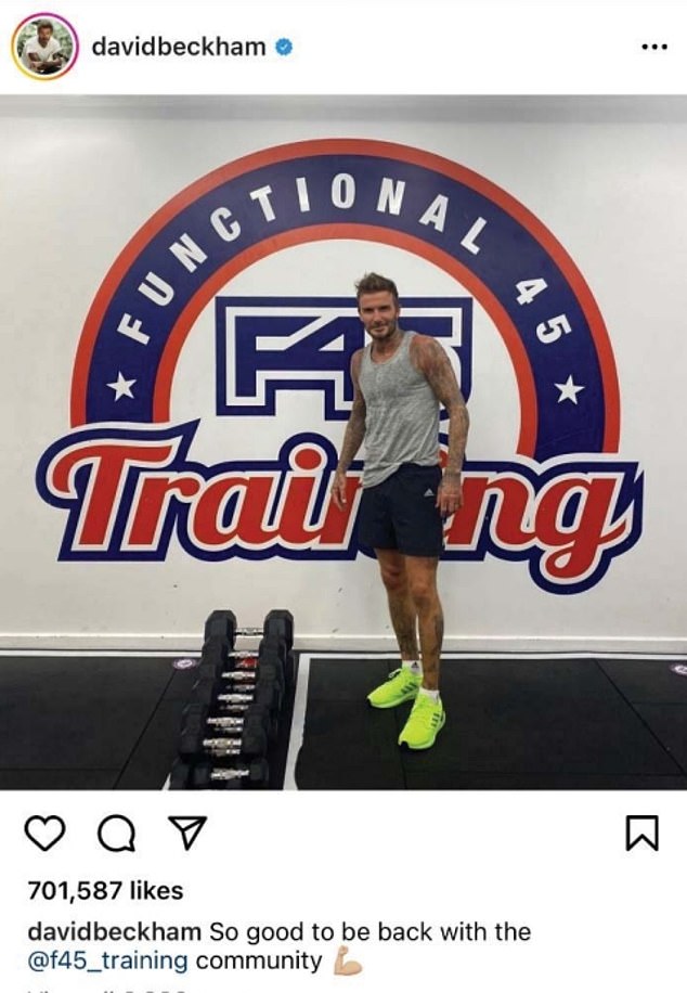 The football legend promoted F45 to his millions of Instagram followers as part of his deal, before suing the company for $19 million in damages.