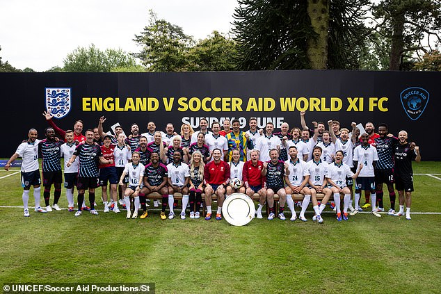 I'm a Celebrity winner and Lionesses legend Jill Scott returns as captain of the England team against the World XI, which will once again be led by Olympic gold medalist Usain Bolt.