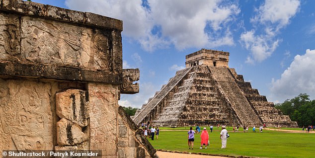 Mexico (No. 9) is the second best value long-haul destination, according to the report. Pictured is the country's Kukulcan pyramid in Chichen Itza.