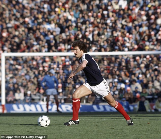 Graeme Souness featured for Scotland in the 3-2 victory over the Netherlands at the 1978 World Cup in Argentina.