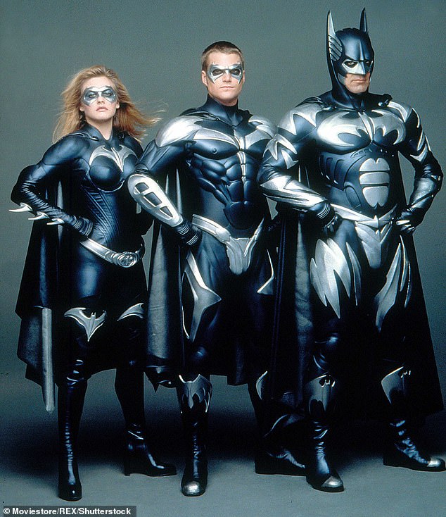 Silverstone with Chris O'Donnell as Robin and George Clooney as Batman in Batman & Robin