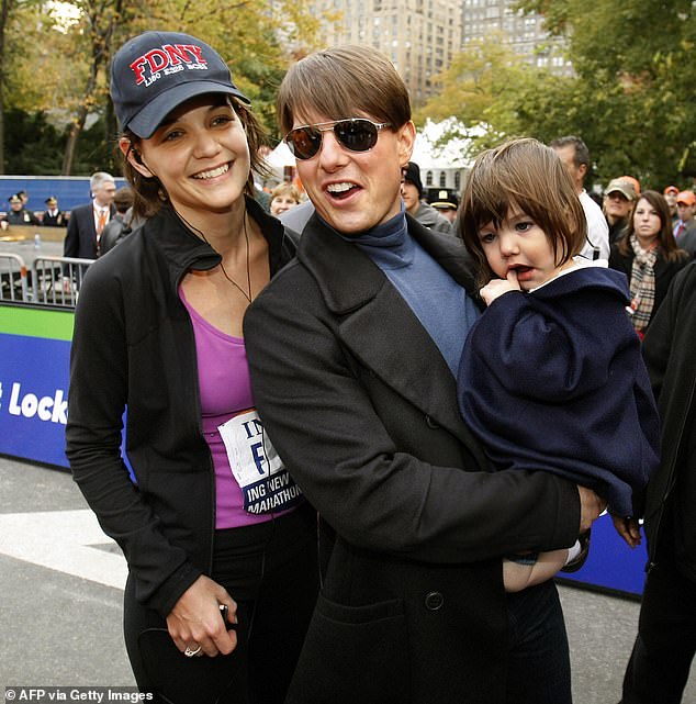 Although born to two famous parents, Suri was largely raised by her actress mother after losing contact with Scientologist father Tom Cruise (pictured in 2007) following their divorce.