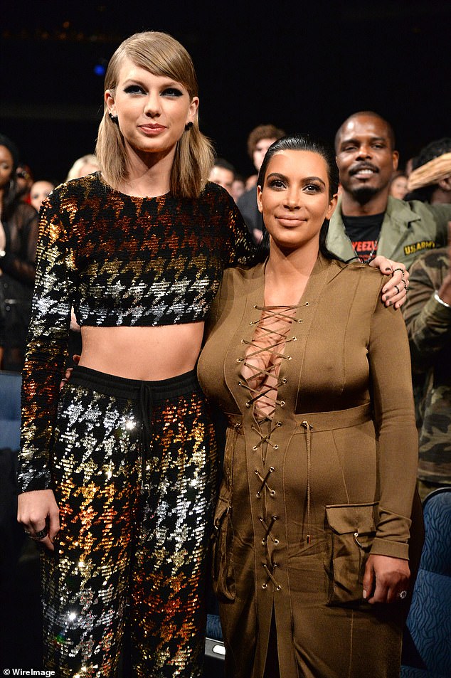 Certainly, Swift is known for her long-standing feuds and grudges, from Kim Kardashian (pictured) to Scooter Braun and Karlie Kloss.