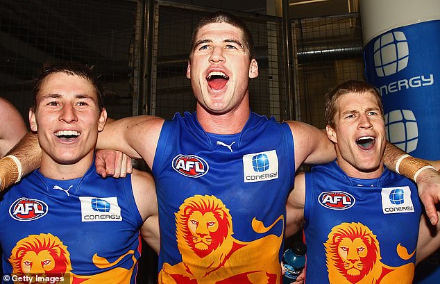 The three-time premiership winner took the taunts from his former AFL rivals in good stride.