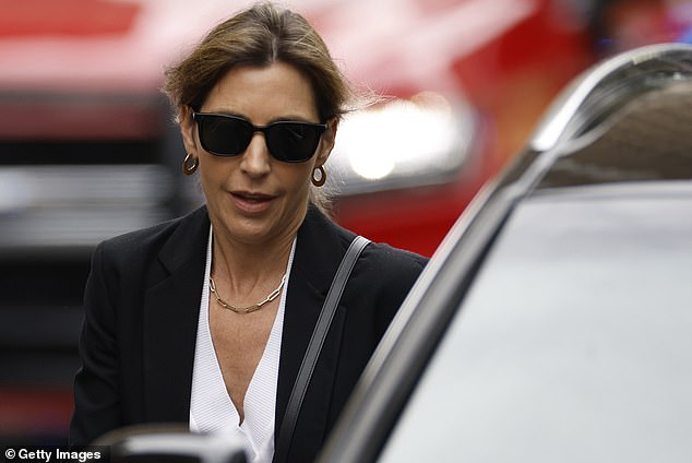 Hallie Biden, daughter-in-law of US President Joe Biden, leaves the J. Caleb Boggs Federal Building after testifying in Hunter Biden's trial on June 6, 2024.