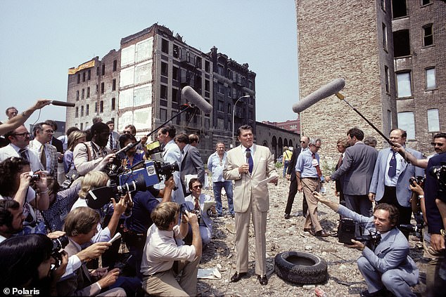 The weekend before the 1980 election, Reagan made a visit to the South Bronx, where he sought to emphasize the failures of the Carter administration and court the votes of disaffected Americans.