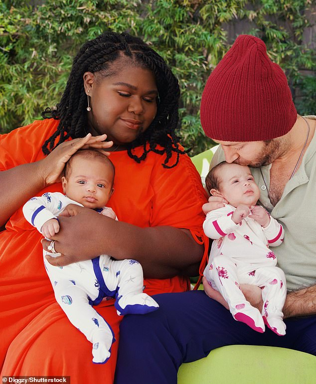 Gabourey revealed she was pregnant in February at a BabyList event