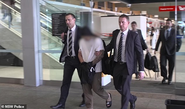 The man was extradited from Victoria on Friday and taken to Mascot police station.