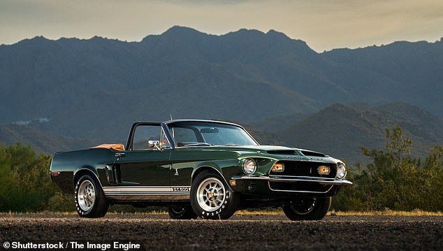 Gasoline-powered classic cars like this Mustang will remain on America's roads for the foreseeable future, but manufacturers are under increasing pressure to shift production to electric vehicles.