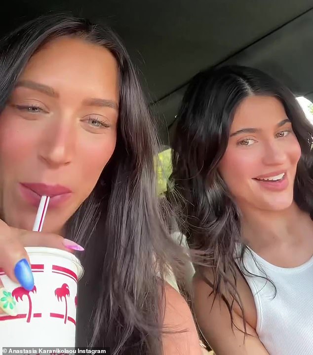 Stassie documented her and the Kylie Cosmetics founder's trip to In-N-Out on the 'gram, while announcing, 