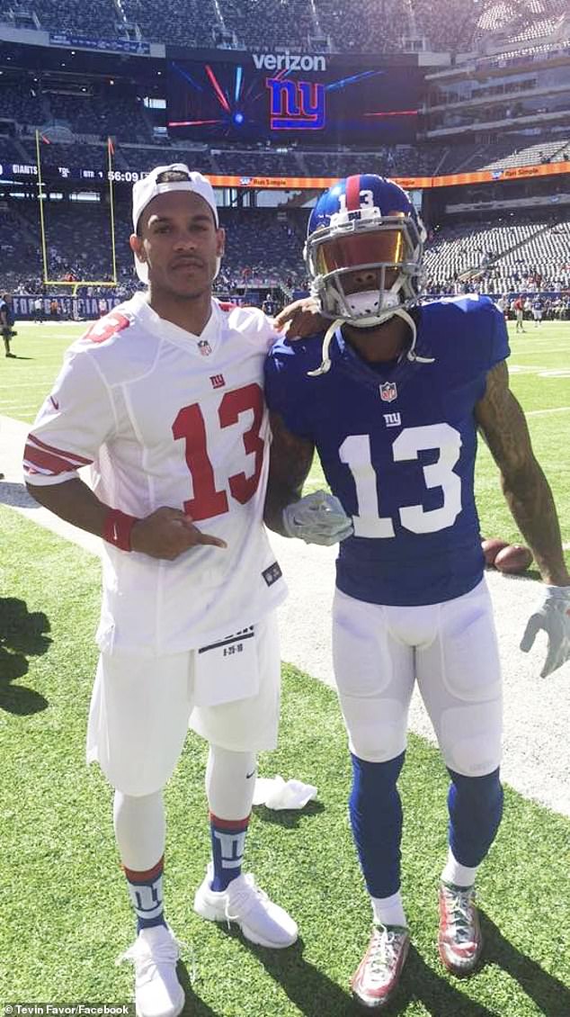 He is accused of a rape that allegedly took place at Odell Beckham Jr.'s home in Arizona. Tevin appears in the photo with Beckham, who is not accused of any crime.