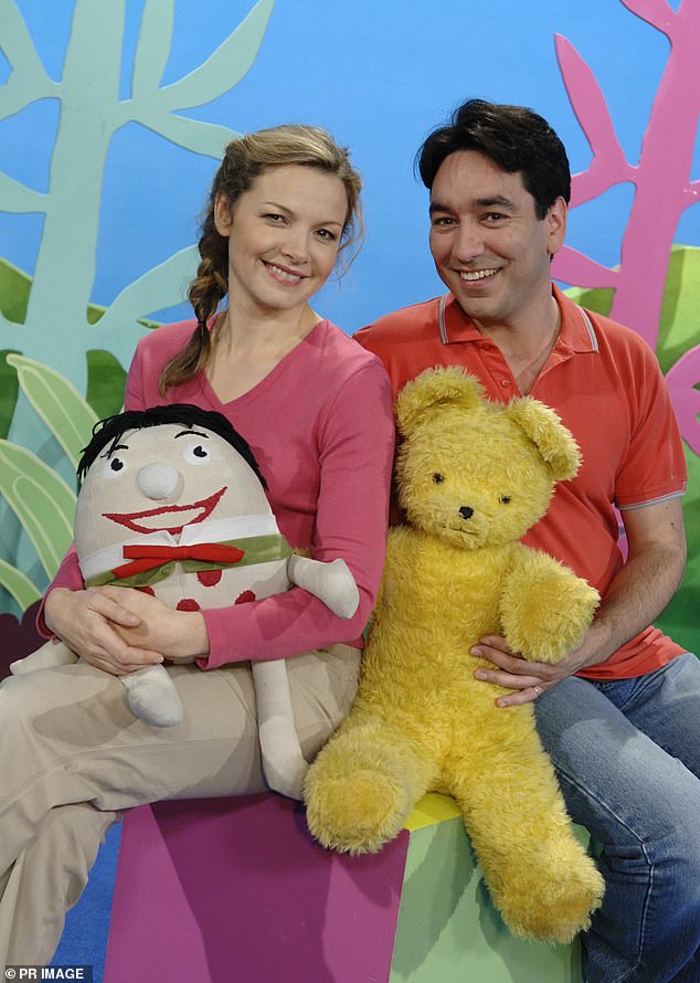 Play School is currently presented by a host of long-serving presenters, including Justine Clarke and Alex Papps (pictured May 2016).