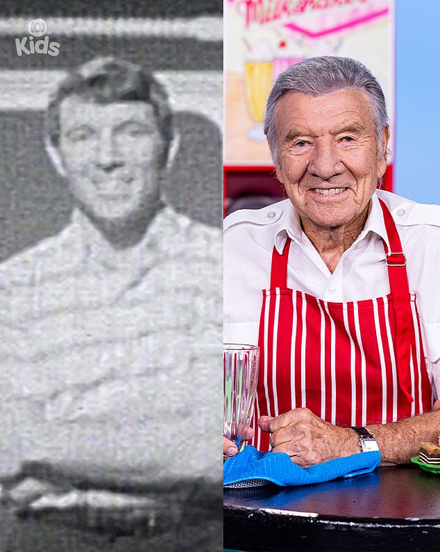 Don was a fan favorite on Play School in its early days, having started on the show in 1968, just two years after its launch (pictured left in 1968 and right in the new episode of 2024).