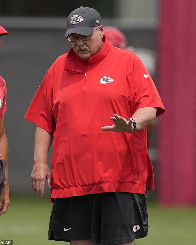 Andy Reid, coach of the Kansas City Chiefs: 