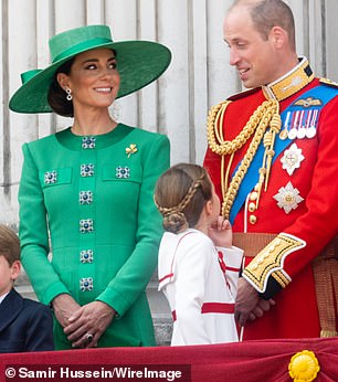 Kate, in a touching tribute to Diana, wore a striking green dress by Andrew Gn, echoing the late princess' memorable 1988 outfit.