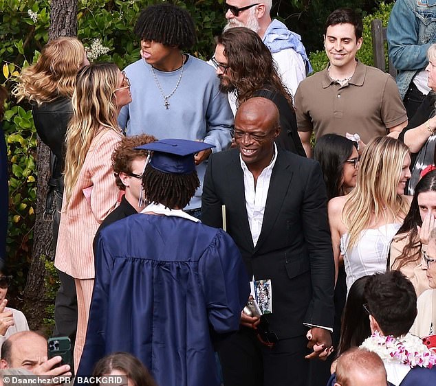 Heidi chatted with her husband Tom, whom she married in 2019, while Seal congratulated Henry.