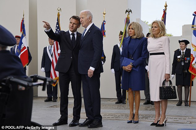 Later, Biden and Macron are expected to talk about the conflicts in Gaza and Ukraine.