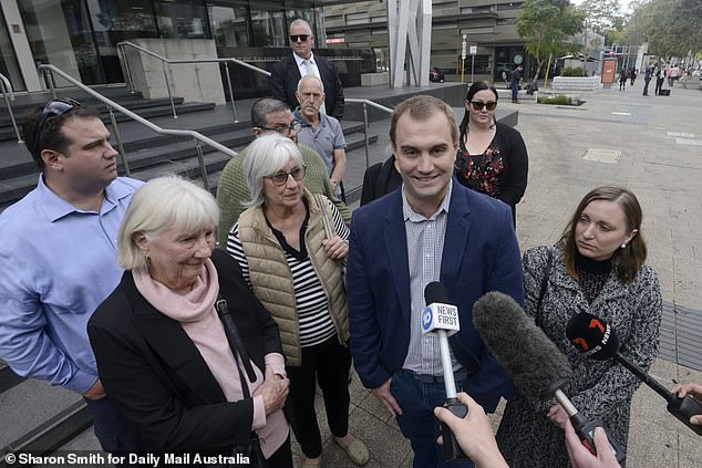 Outside court, Ms Heptinstall's brother Ben (pictured) said his family had been through a 