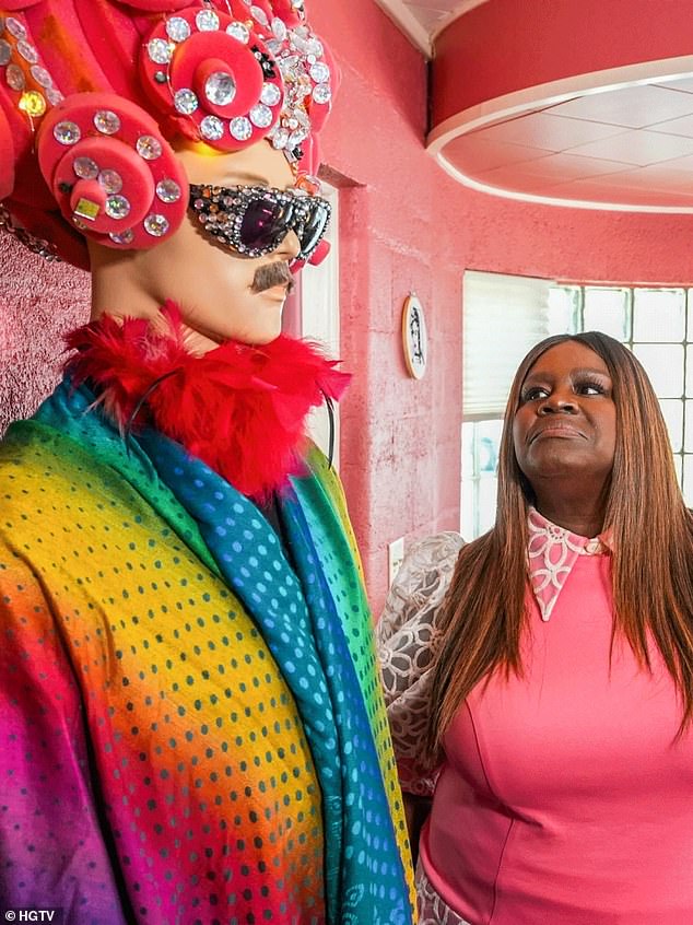 This mustachioed mannequin caught the attention of Retta, host of 'The Ugliest House in America'